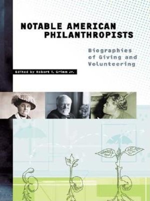 cover image of Notable American Philanthropists